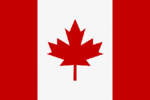 Die Nationalflagge von Kanada