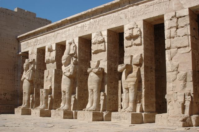 Ein Tempel bei Luxor