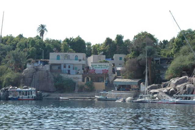 Insel auf dem Nil in Assuan