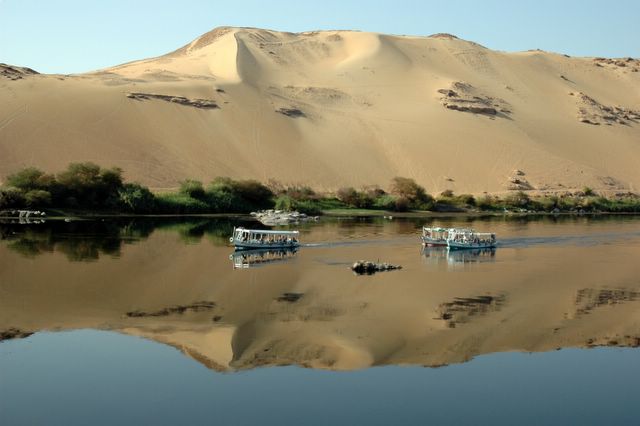 Der Nil in Assuan
