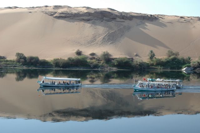 Der Nil in Assuan