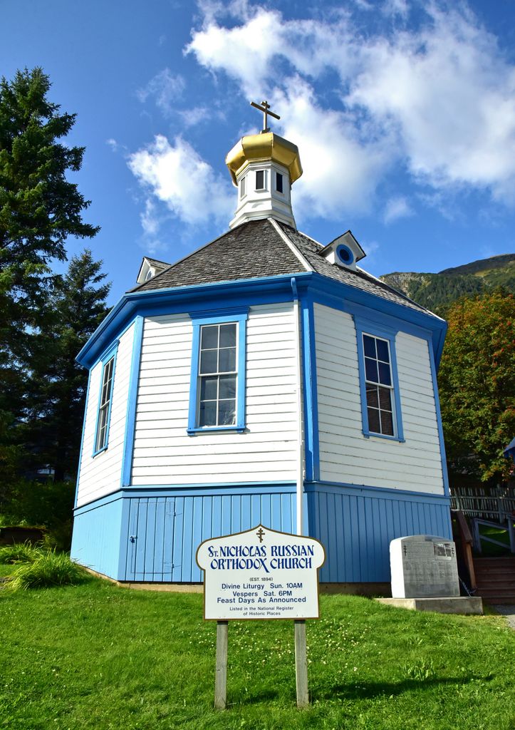 Die 'St. Nicholas Russian Orthodox Church' in Juneau