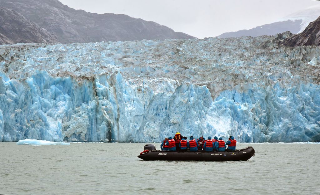 Der Sawyer-Gletscher im Tracy-Arm-Fjord