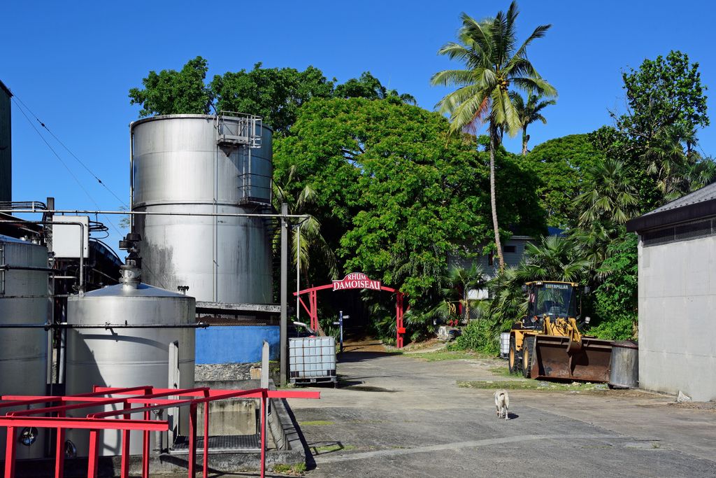 Die Rumfabrik Damoiseau in Guadeloupe