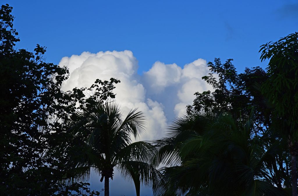 Wolken in Guadeloupe