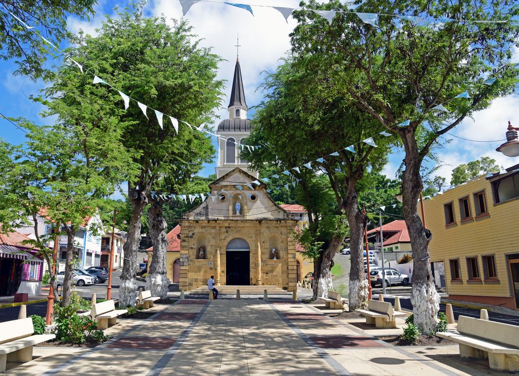 Die Kirche von Sainte-Anne / Martinique