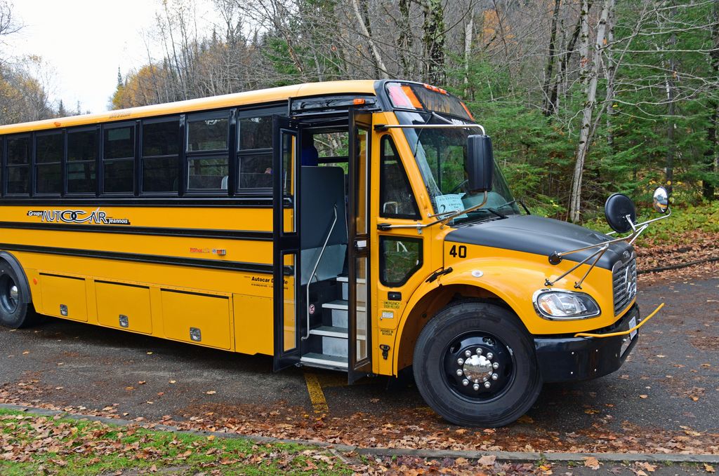 'Unser' Schulbus in Saguenay