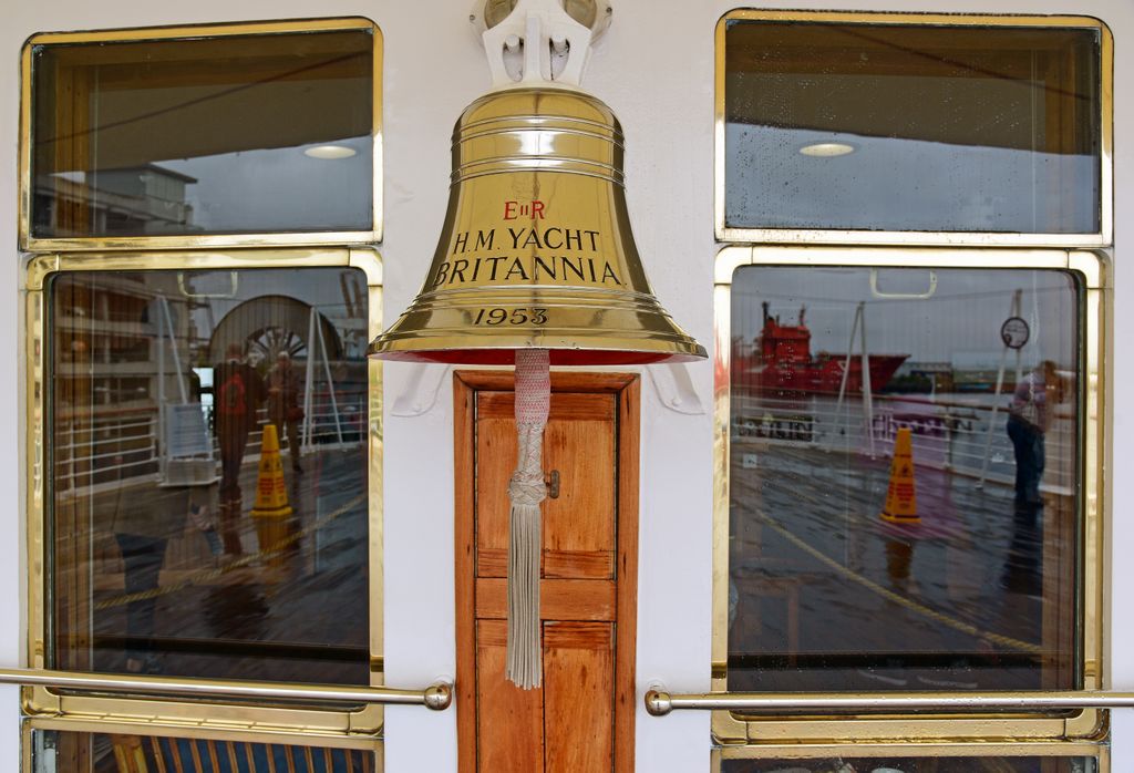 Die HMY Britannia in Leith