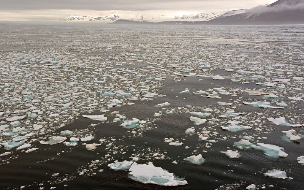 Eismeer in Spitzbergen