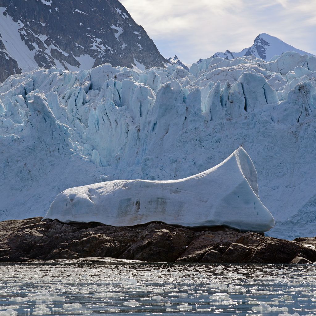 Unterwegs in der Gletscherwelt vom  Monacobreen und Seligerbreen, Spitzbergen