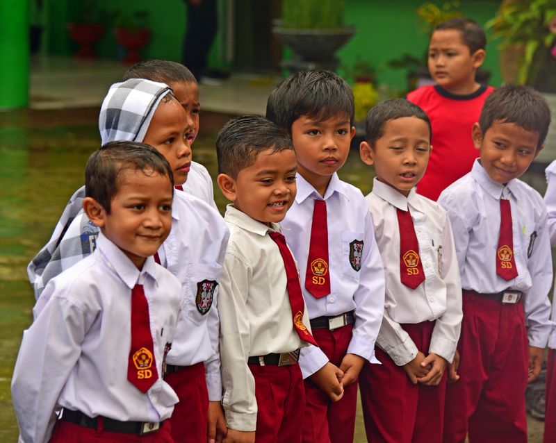 Schulkinder in Sabang / Weh Island / Indonesien