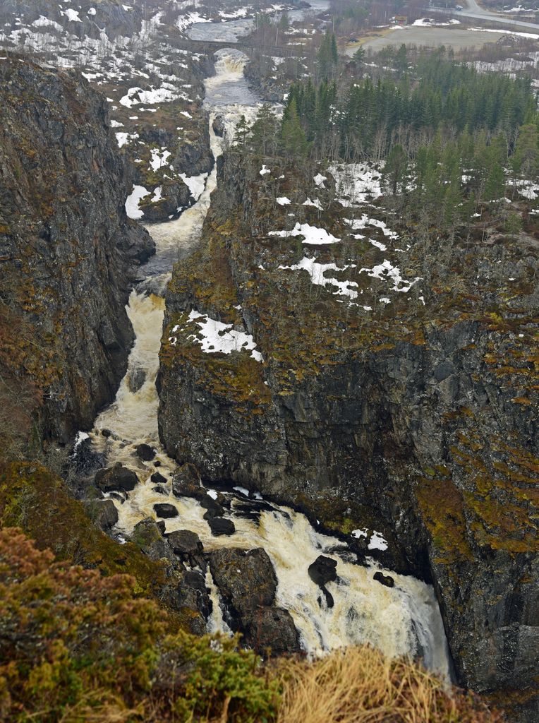 Der Vøringsfoss Wasserfall