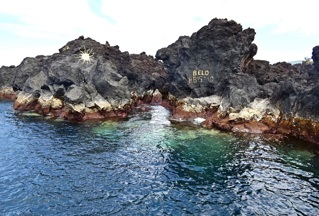 Ein natürliches Schwimmbad auf Terceira