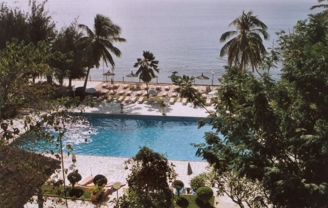 Der Pool des Sofitel Dakar