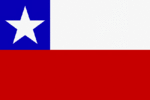 Die Nationalflagge von Chile