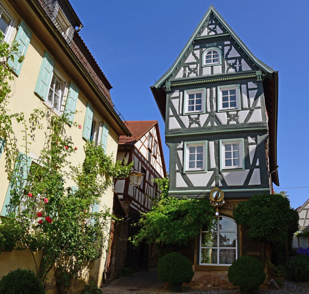 Ein Fachwerkhaus in Bad Wimpfen