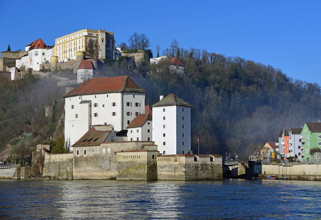 Die Veste Ober- und Niederhaus in Passau