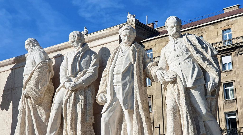 Das Kossuth Denkmal in Budapest