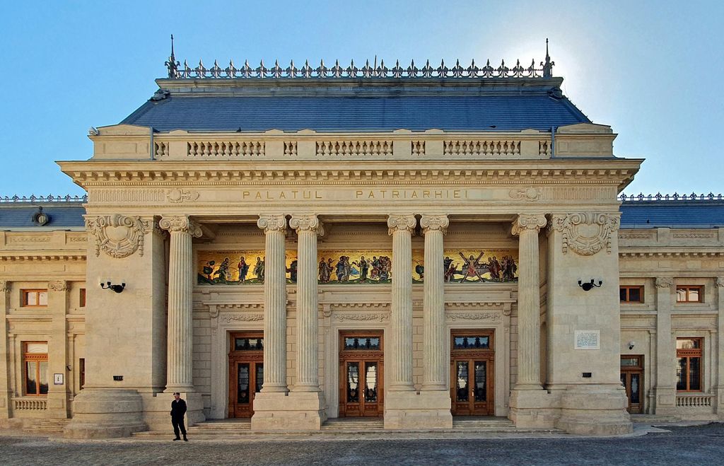 Der Patriarchen-Palast in Bukarest