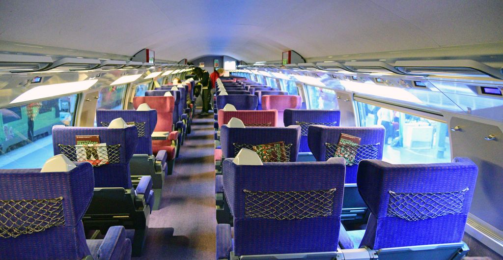 Im TGV von Paris nach Mannheim