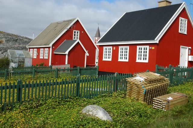 Das historische Viertel von Nuuk