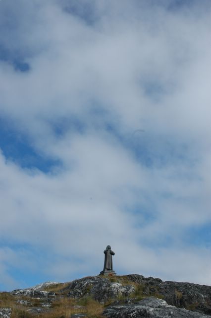 Statue von Hans Egede, der 'Apostel' Grönlands
