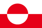 Die Nationalflagge von Grönland