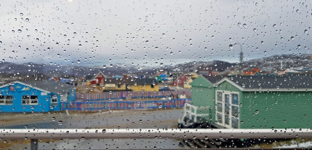 Regen in Ilulissat