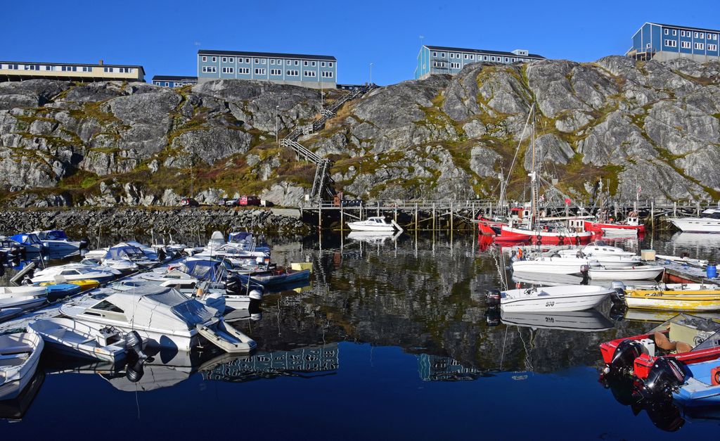 Der Hafen von Nuuk