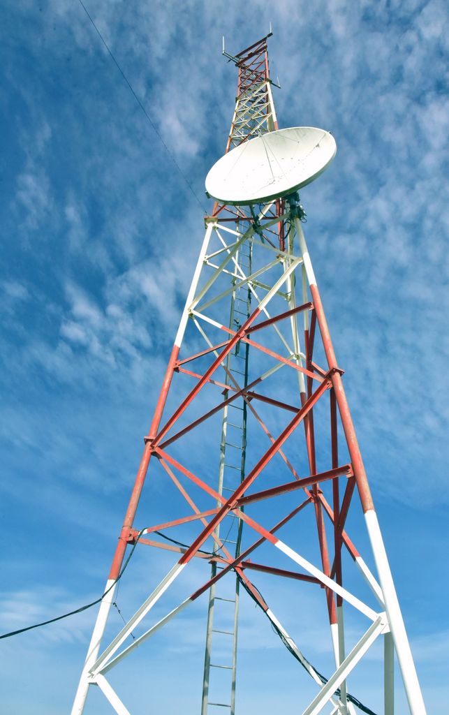 Telekommunikation am Faro Corona auf Chiloé auf Chiloé
