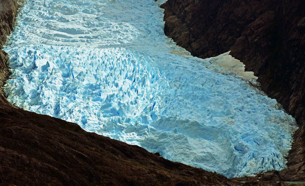 Ein Gletscher in der Magellan Straße