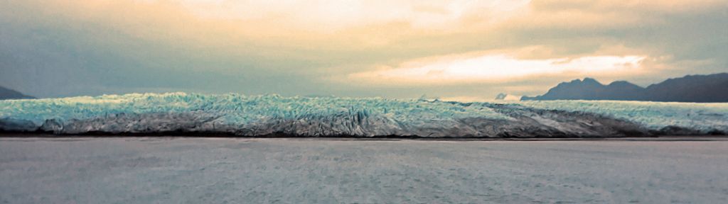 Blick auf den Pio XI-Gletscher