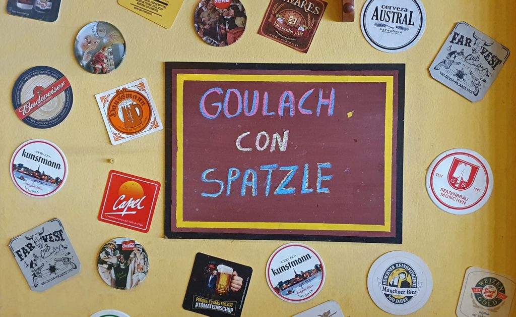 Gulasch im Cafe Hausmann, Puerto Varas