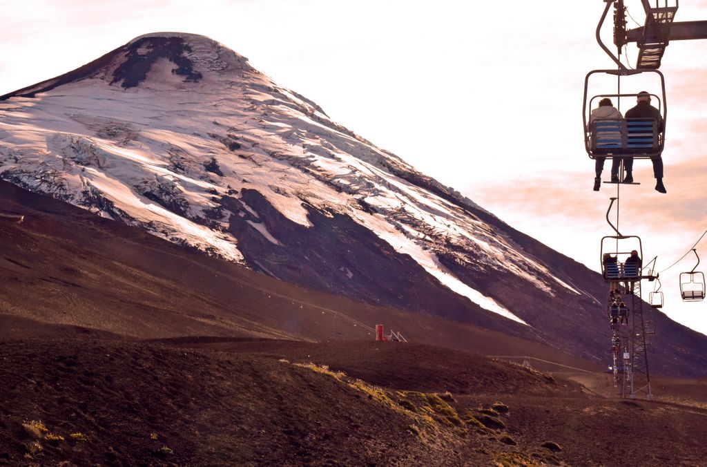 Der Sessellift zum Vulkan Osorno