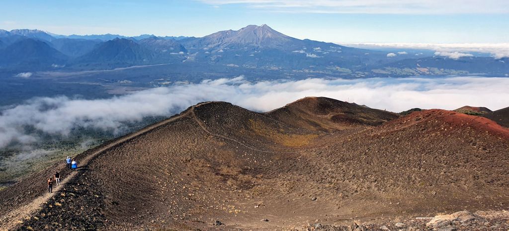 Ausblick vom Vulkan Osorno aus