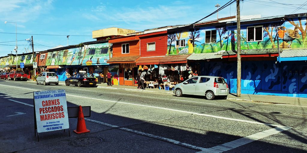 Kunsthandwerksläden in Angelmó / Puerto Montt