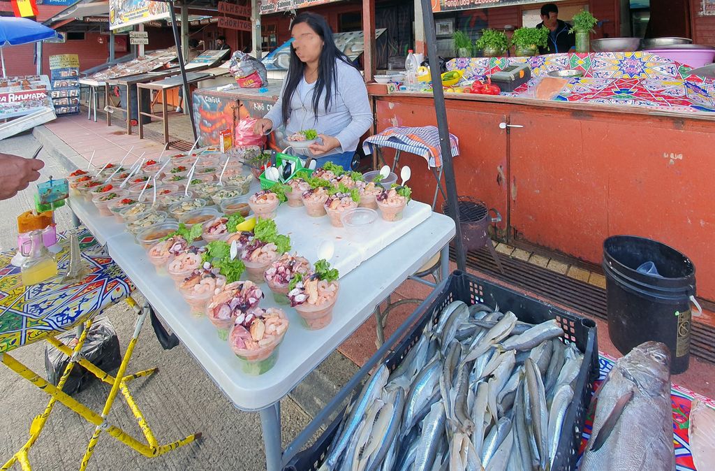 Auf dem Fischmarkt von Angelmó / Puerto Montt