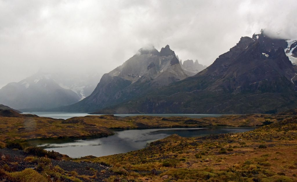 Blick auf die 'Las Torres' im Torres del Paine Nationalpark