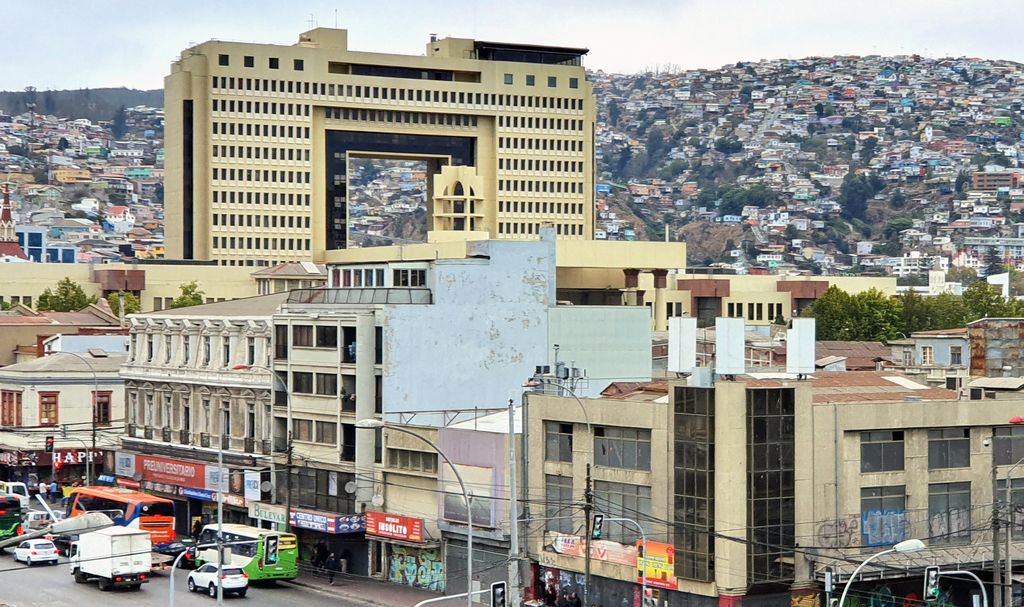 Der Nationalkongress von Chile in Valparaíso