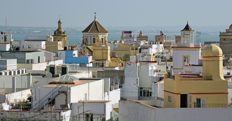 Blick auf Cádiz von der 'Camera Obscura' aus