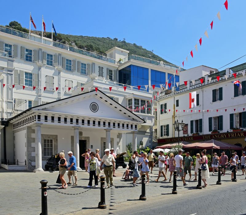 Die Mainstreet in Gibraltar