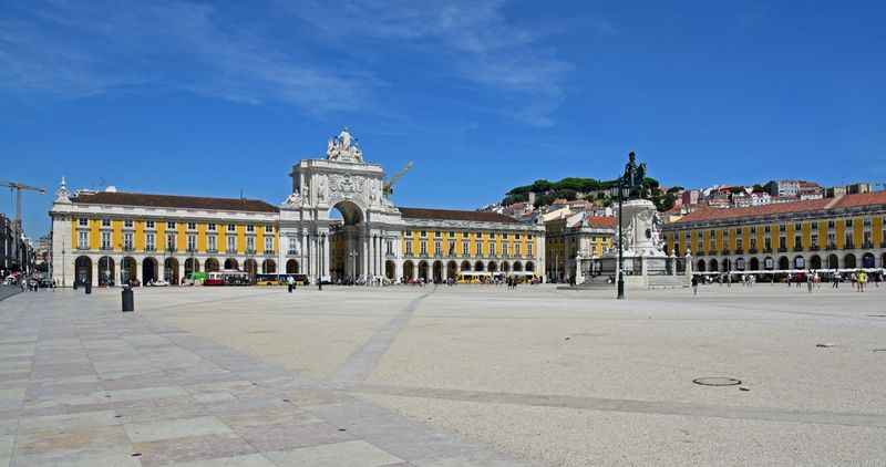 Der 'Praça do Comércio' in Lissabon