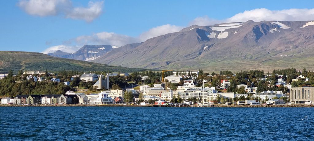 Blick auf Akureyri