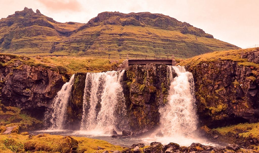 Der Kirkjufellsfoss Wasserfall in Island