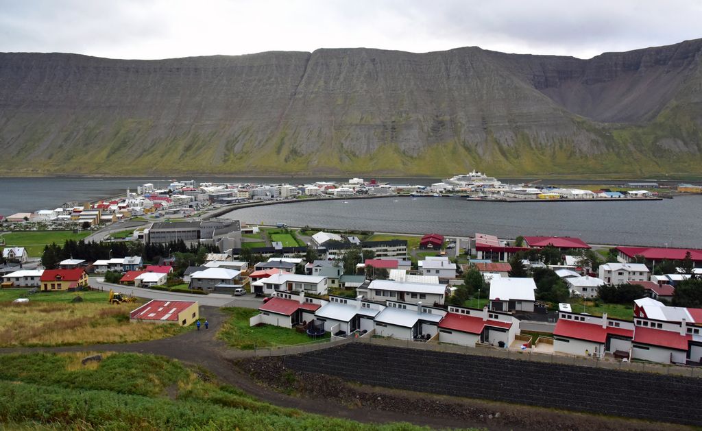 Blick auf Ísafjörður