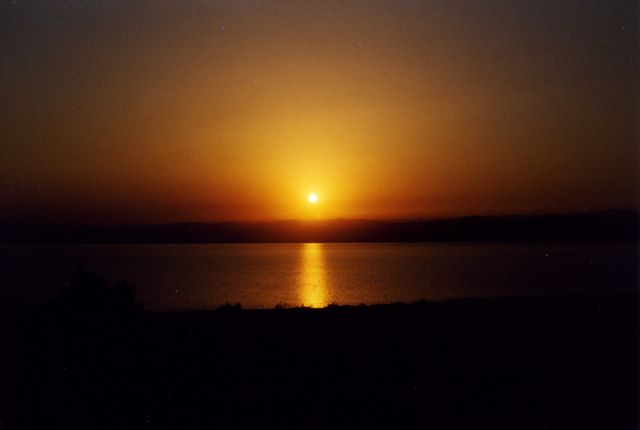 Sunset in Jordanien