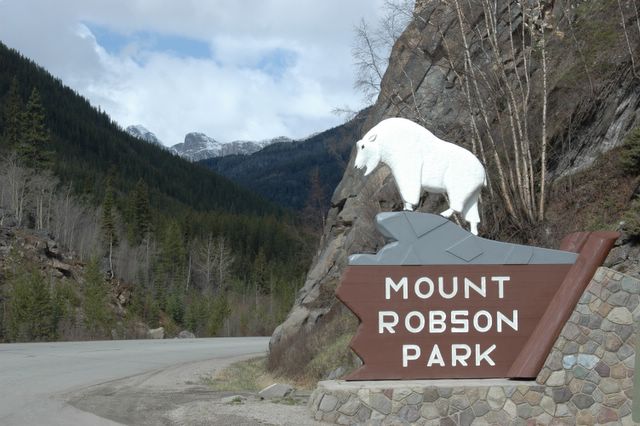 Eintritt zum Mount Robson Park