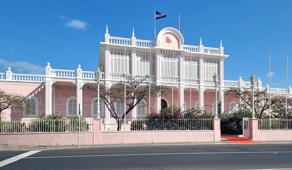 Der Palácio do Povo in Mindelo auf São Vicente, Kapverden