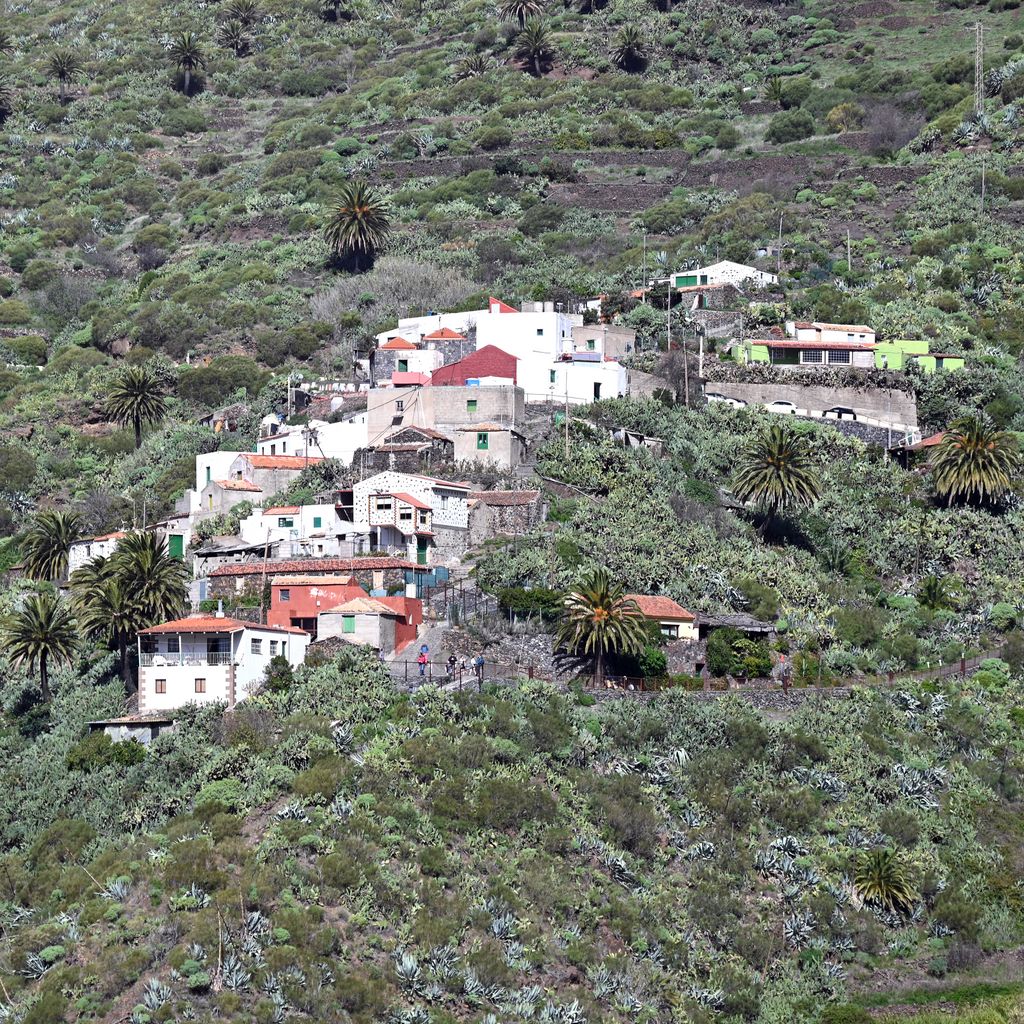 Blick auf das Dorf Masca auf Teneriffa