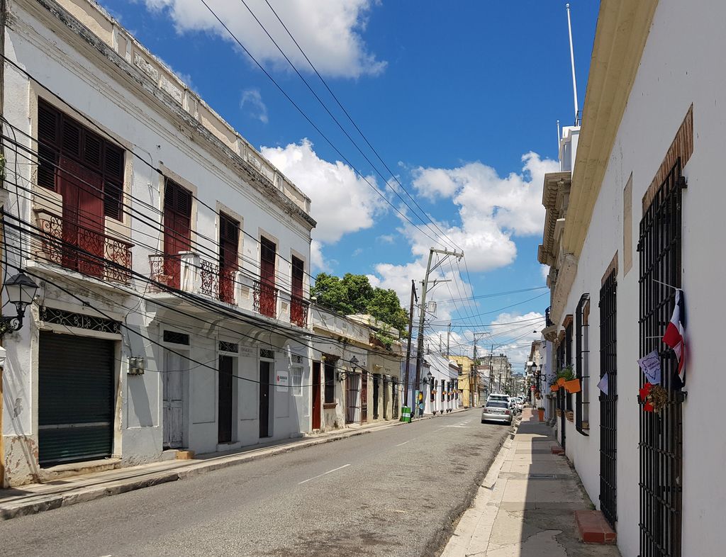 In der Altstadt von Santa Domingo (Handy-Bild)